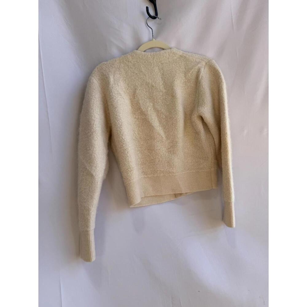 Sandro Creamy Knit Cardigan Size 1 - Picture 5 of 10